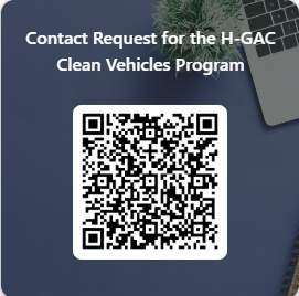 QR code for the Clean Vehicles Program Contact Request Form.
