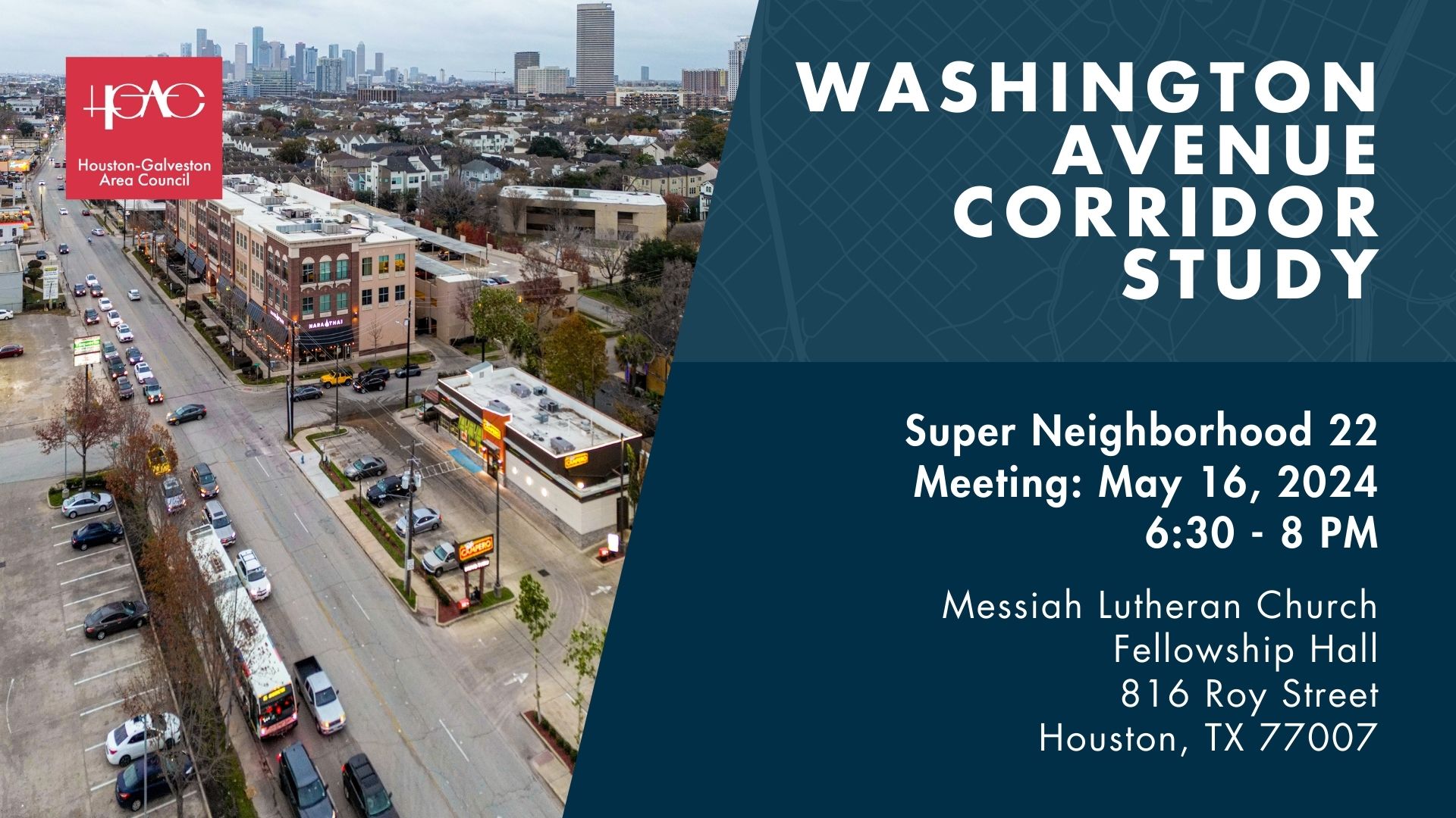 Washington Avenue Corridor Study (WACS) Flyer