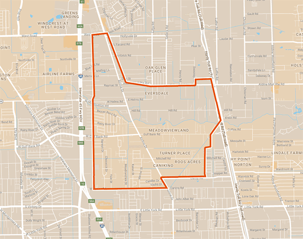 Harris County-Airline Improvement District Study Area