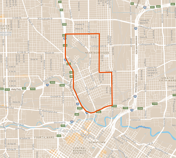 Northside Study Area Map