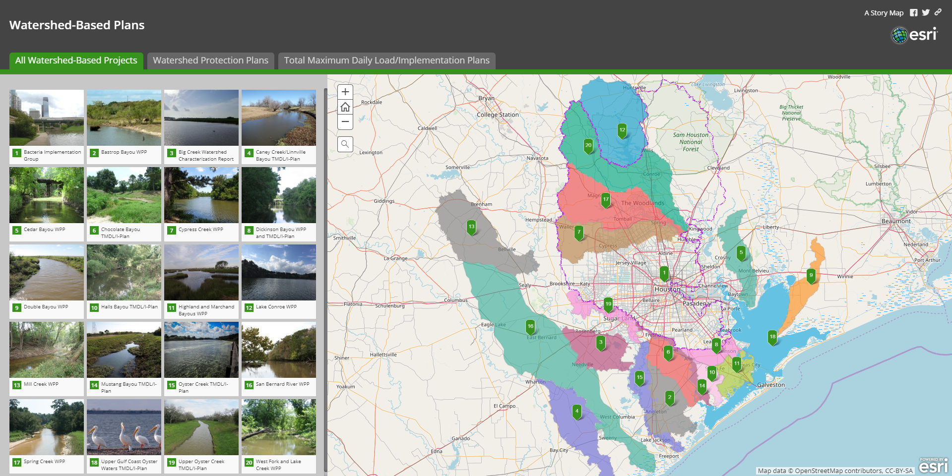 Interactive Story Map