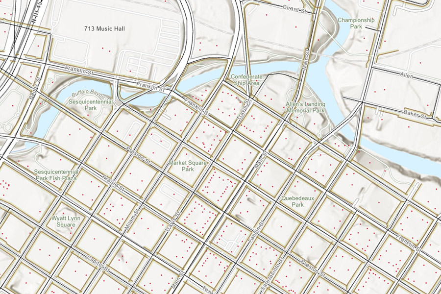 400+ K Roadway / Street Centerlines & 21+ K Sidewalks sample image