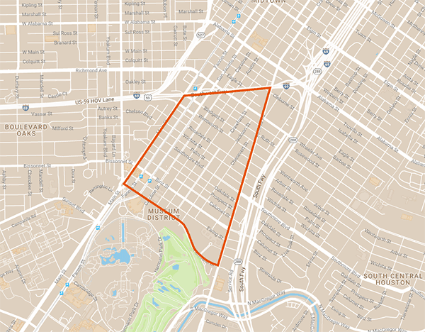 Museum Park Livable Centers Study Area Map