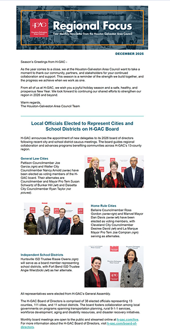 December 2025 Regional Focus