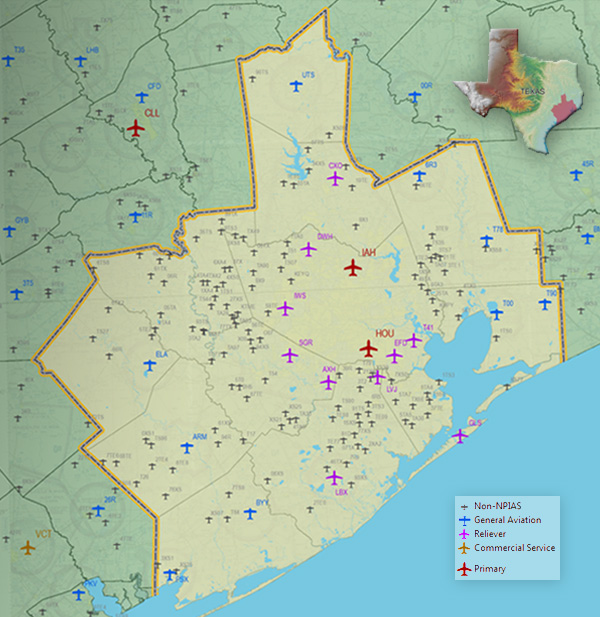 Airports in the H-GAC Region