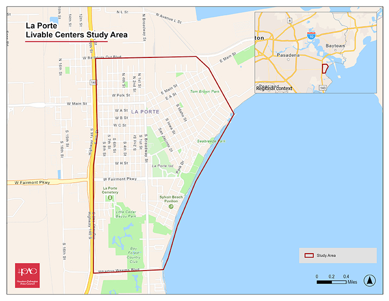 La Porte Study Area Map