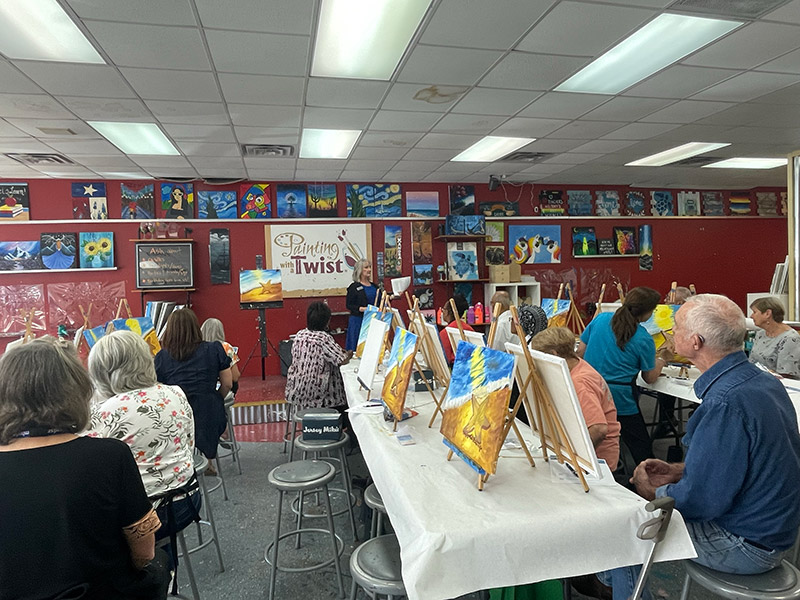 Luncheon at Painting with a Twist
