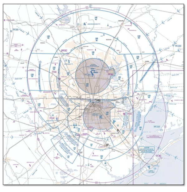 Houston Class B Airspace