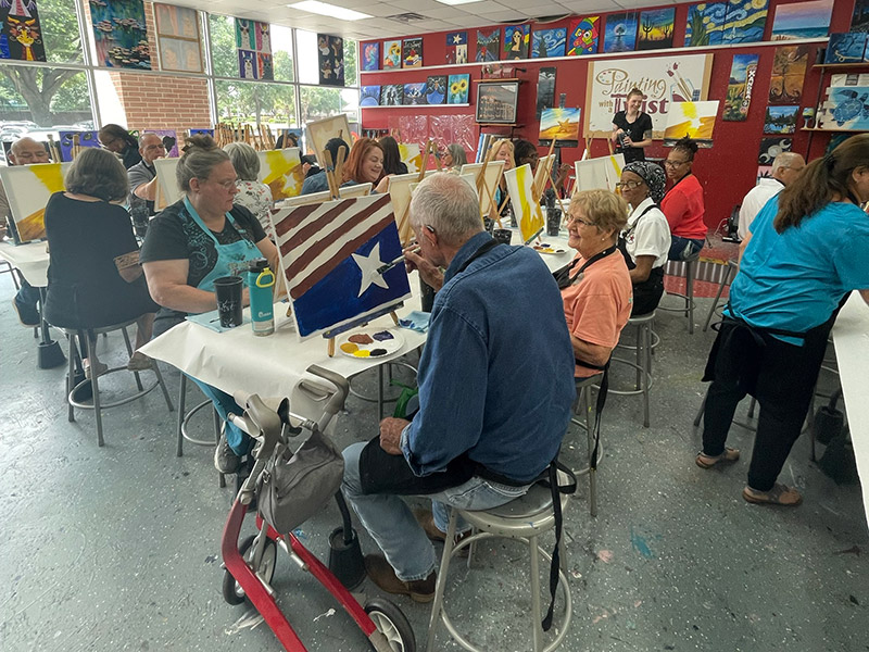 Luncheon at Painting with a Twist