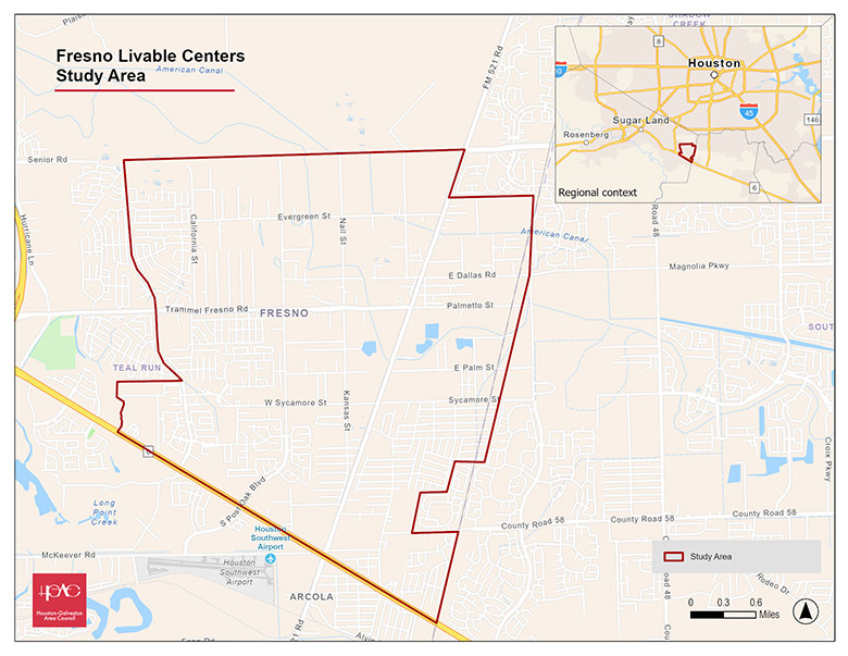 Fresno Study Area Map
